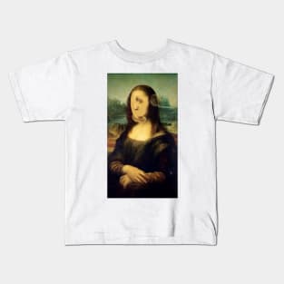 Gioconda - Mona Lisa instagram filters - Modern Kids T-Shirt